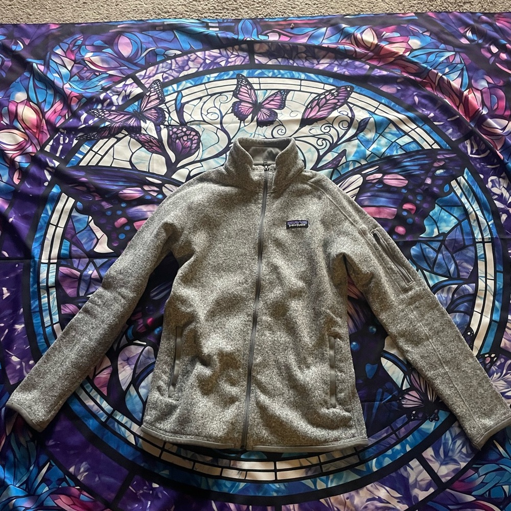 Patagonia Heather Gray Full-Zip Jacket